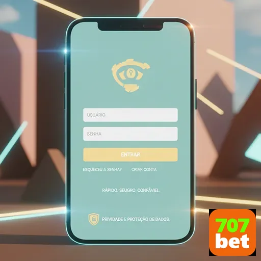 Ilustração de Experimente o app móvel da 707bet com vantagens exclusivas