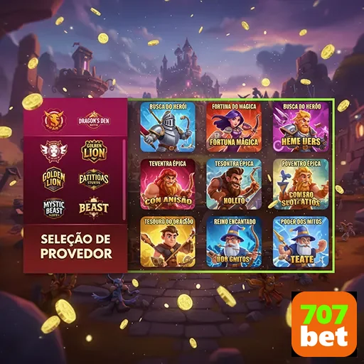 Ilustração de Descubra os slots e serviços VIP do 707bet