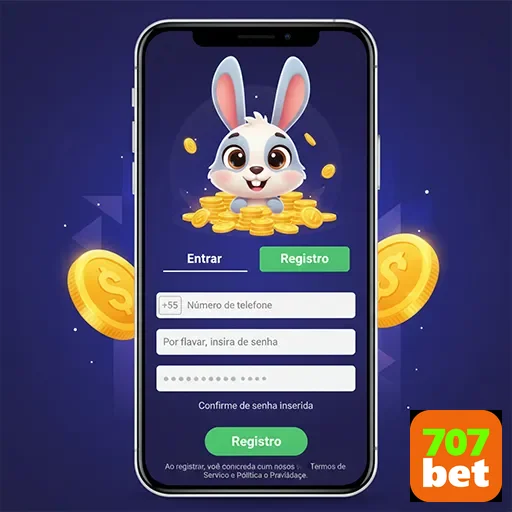 Ilustração de Experimente o acesso rápido ao 707bet e ganhe promoções exclusivas